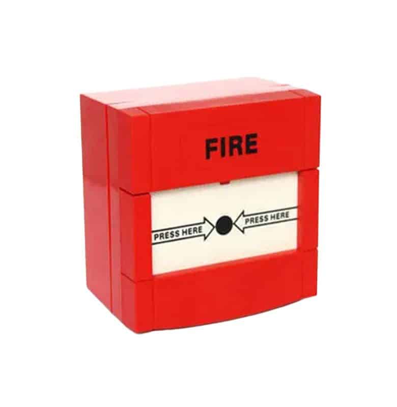 Pulsador de Incendio Convencional Reseteable de 2 Hilos