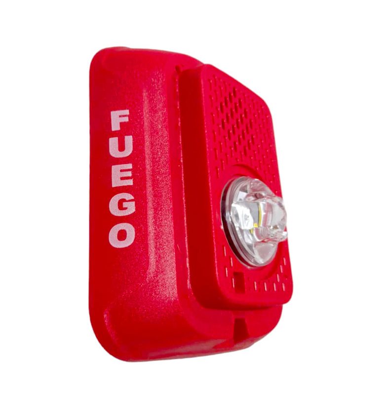 P2RLED-SP Sirena con luz LED Estroboscopica 2 Hilos